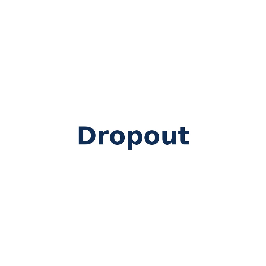 Dropout – Regularisierungsmethode zur Vermeidung von Overfitting