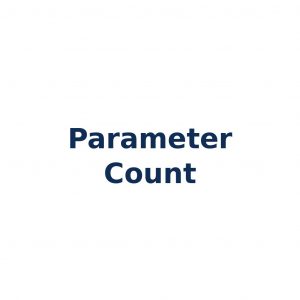 Parameter Count – Anzahl trainierbarer Modellparameter