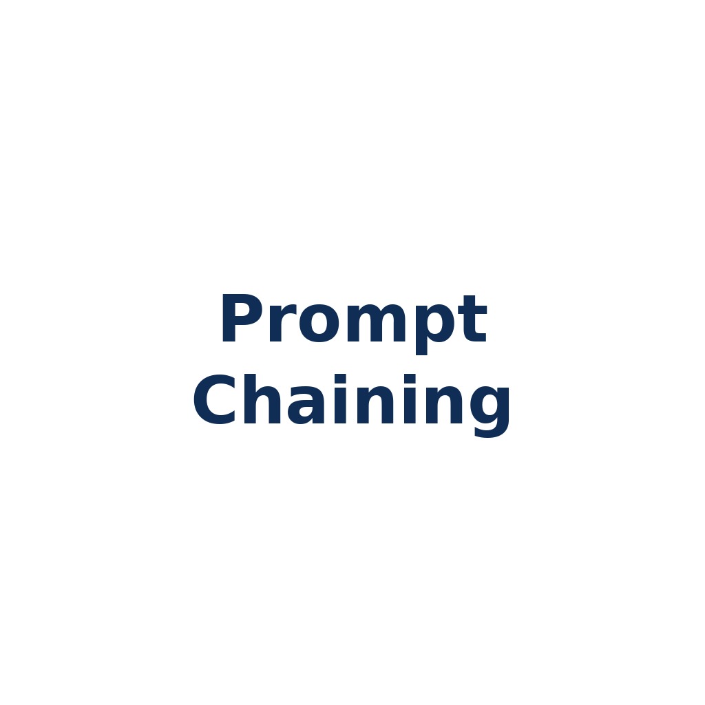 Prompt Chaining – Verkettung mehrerer Prompts