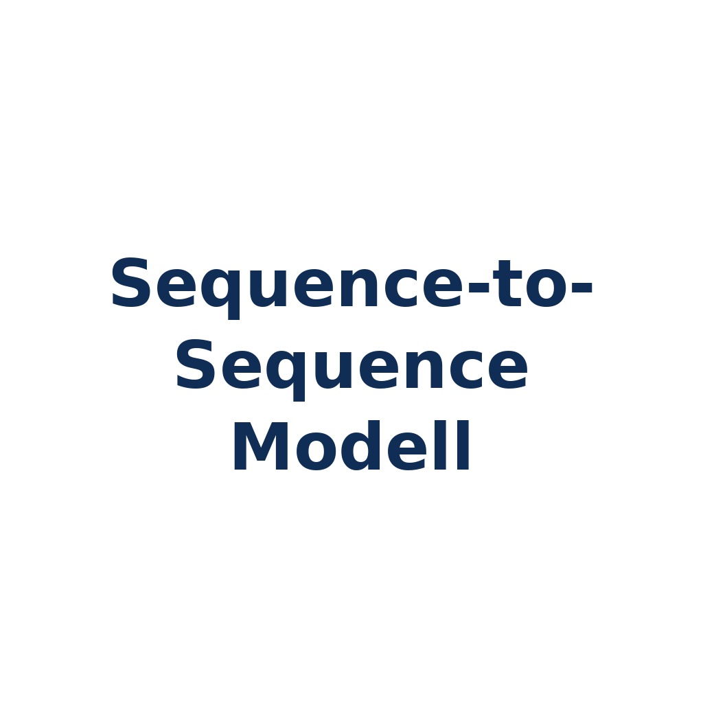 Sequence-to-Sequence Modell – Architektur zur Transformation von Eingabesequenzen