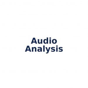 Audio Analysis – Analyse von Audiodaten