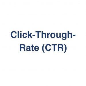 Click-Through-Rate – Klickrate