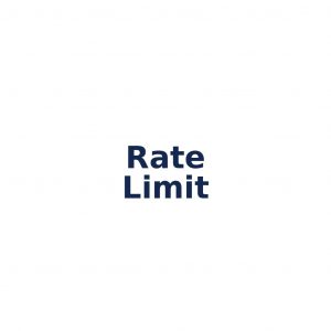 Rate Limit – Begrenzung von Anfragen