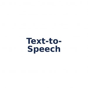 Text-to-Speech – Text in Sprache umwandeln