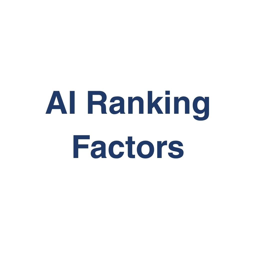 AI Ranking Factors – Definition und Erklärung auf llm-marketing.de