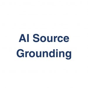 AI Source Grounding – Definition und Erklärung auf llm-marketing.de