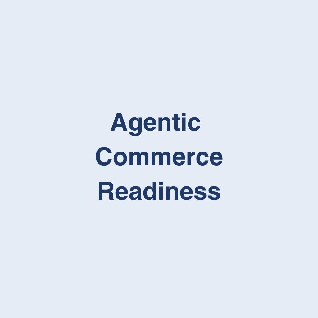 Visualisierung der AI Commerce Readiness Scores im Shopify-Scan — koreanische-kosmetik-shop.de, Douglas, Otto und Amazon im Vergleich