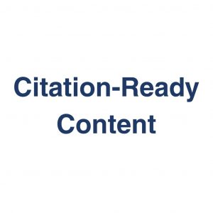 Citation-Ready Content – Definition und Erklärung auf llm-marketing.de