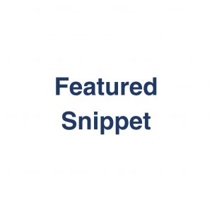 Featured Snippet – hervorgehobene Antwortbox