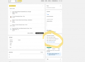 Shopify Order Backend zeigt Conversion Summary: 1st session from chatgpt.com, 2 sessions over 1 day, erste Bestellung einer Erstkundin. Forensischer Beweis für Phase 1 von Agentic Commerce: Agentic Recommendation im deutschsprachigen K-Beauty-Markt am 20. April 2026.