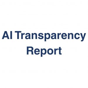 AI Transparency Report – Definition und Erklärung auf llm-marketing.de